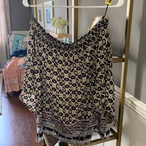 Express off the shoulder shirt